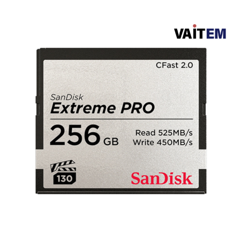 샌디스크 Cfast 2.0 Extreme Pro 525MB 256GB
